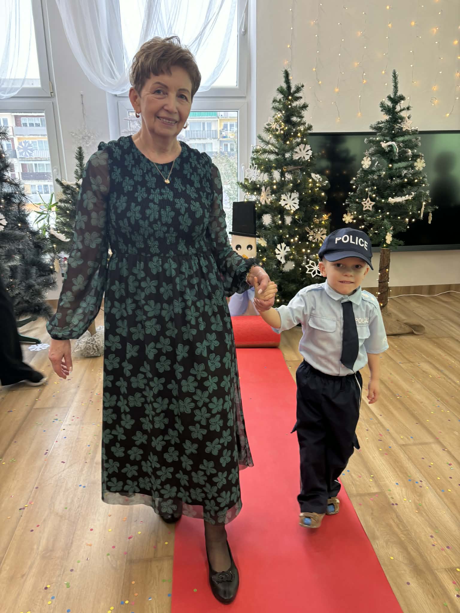 Babcia z wnukiem