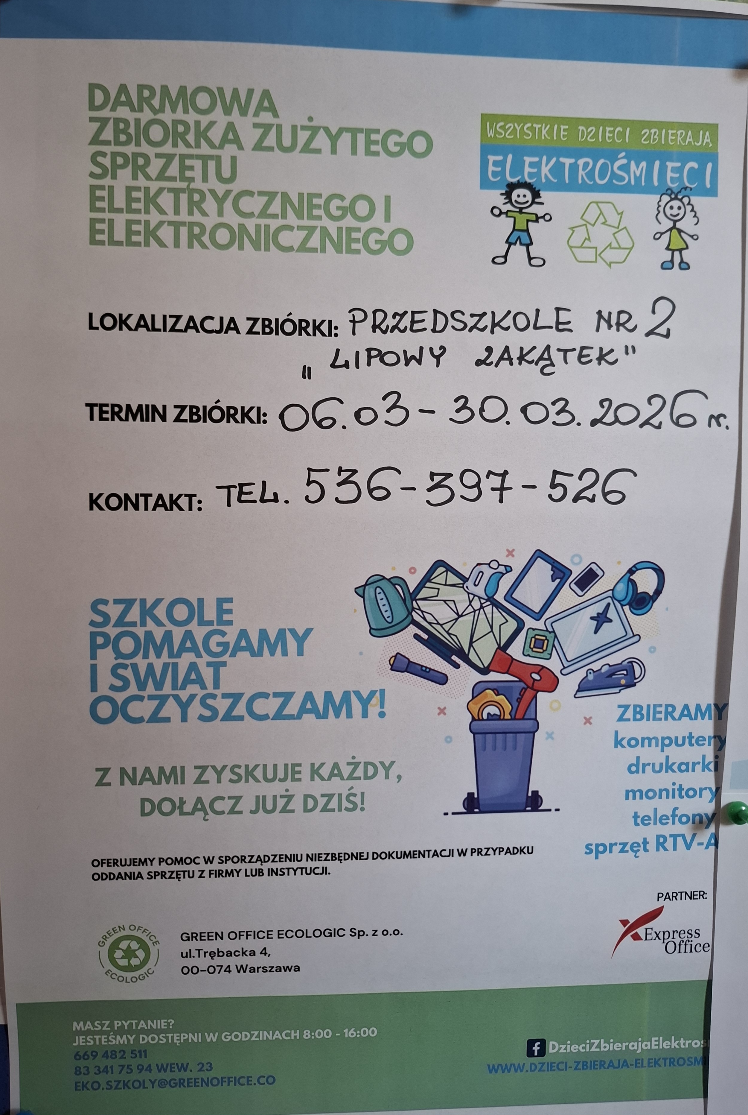 plakat informacyjny